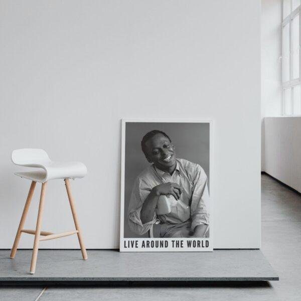 Miles Davis Jazz Poster: A Unique Music Gift | Ideal for Elevating Your Living Room Decor