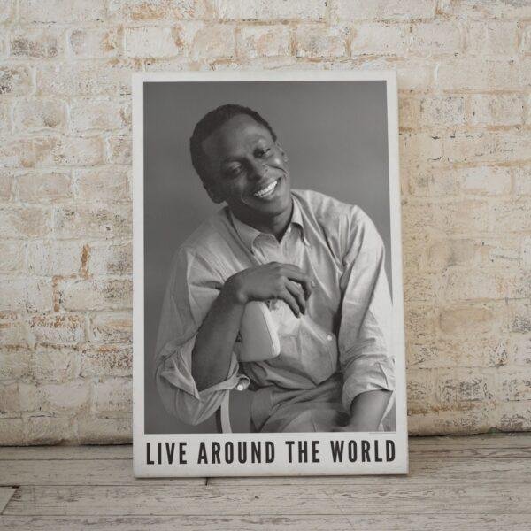 Miles Davis Jazz Poster: A Unique Music Gift | Ideal for Elevating Your Living Room Decor