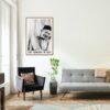 Ella Fitzgerald Jazz Music Poster - 1940s Female Jazz Vocalist Portrait, Classic Music Legend Print, First Lady of Song Decor