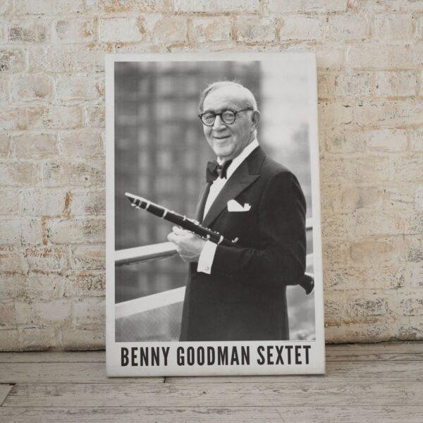 Benny Goodman Jazz Poster: A Unique Music Gift | Perfect for Enhancing Your Office Wall Art