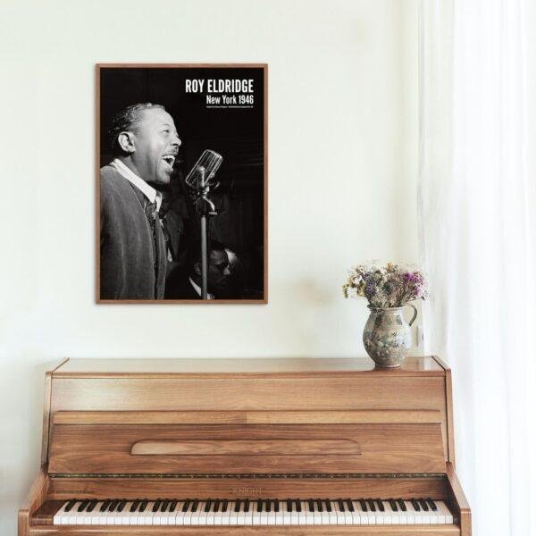 Roy Eldridge Jazz Poster: Vintage Music Room Decor