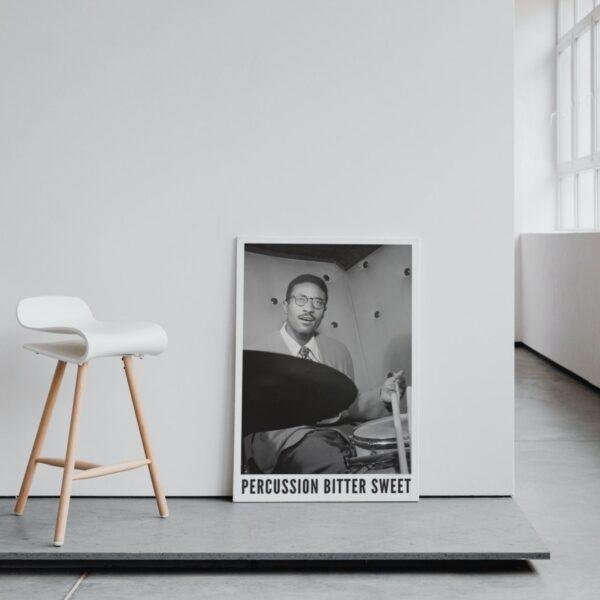 Max Roach Jazz Poster: A Unique Music Gift | Ideal for Elevating Your Living Room Decor