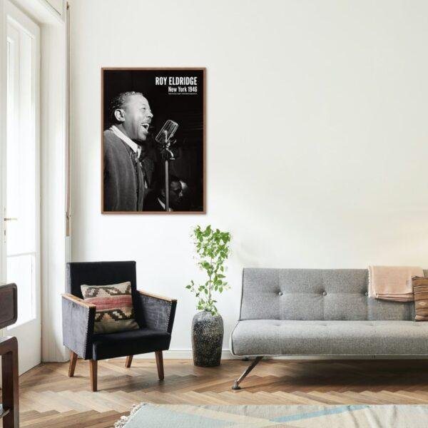 Roy Eldridge Jazz Poster: Vintage Music Room Decor