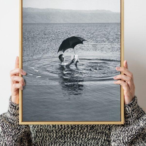 My Alone Time is for Everyone's Safety - Vintage Wall Decor, Antique Photographs, Unique Home Art, Classic Charm, Perfectly Imperfect