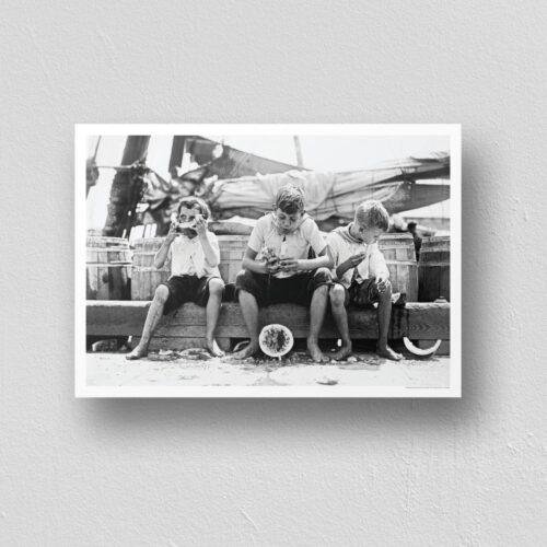 Watermelon Time - Vintage Photographs