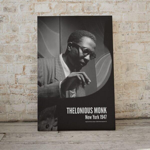 Thelonious Monk Jazz Poster: A Unique Music Gift | Perfect for Enhancing Your Office Wall Art