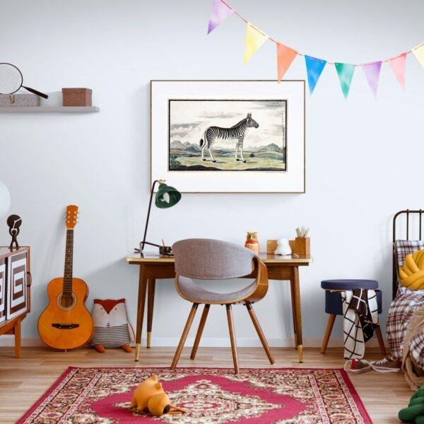 Mountain Zebra - Animal Art Print