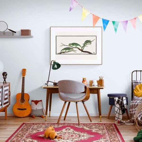 Cape Dwarf Chameleon - Animal Art Print