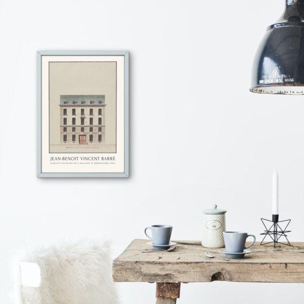 Louis XVI Style Architecture Print, Jean Benoît Vincent Barré Artwork, Elegant 18th Century Design, Classical Home Decor, Historical Art