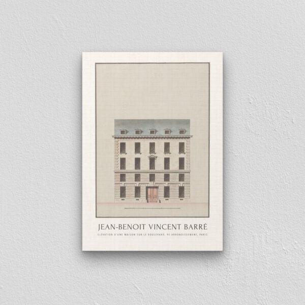 Louis XVI Style Architecture Print, Jean Benoît Vincent Barré Artwork, Elegant 18th Century Design, Classical Home Decor, Historical Art