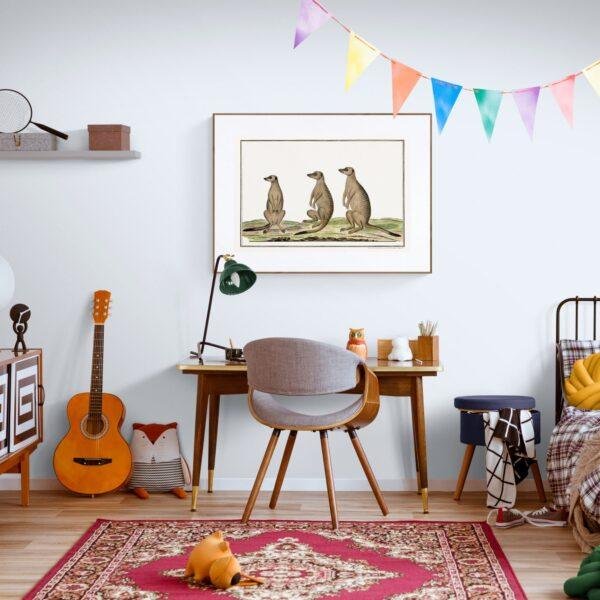 Meerkats - Animal Art Print