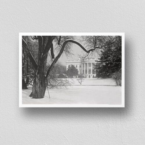 Vintage Photographs of The White House - Antique Wall Decor, Unique Home Art, Beautiful Historical Images, Retro Photography