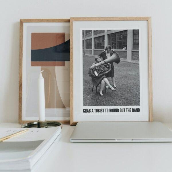 Grab A Tubist To Round Out The Band - Vintage Photographs