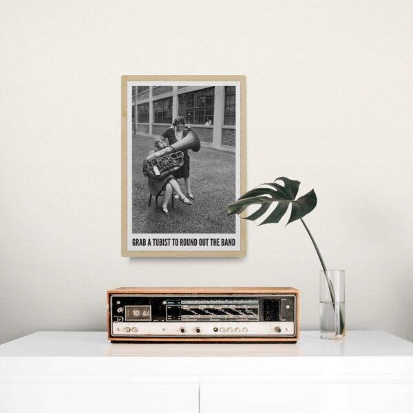 Grab A Tubist To Round Out The Band - Vintage Photographs