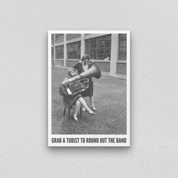 Grab A Tubist To Round Out The Band - Vintage Photographs