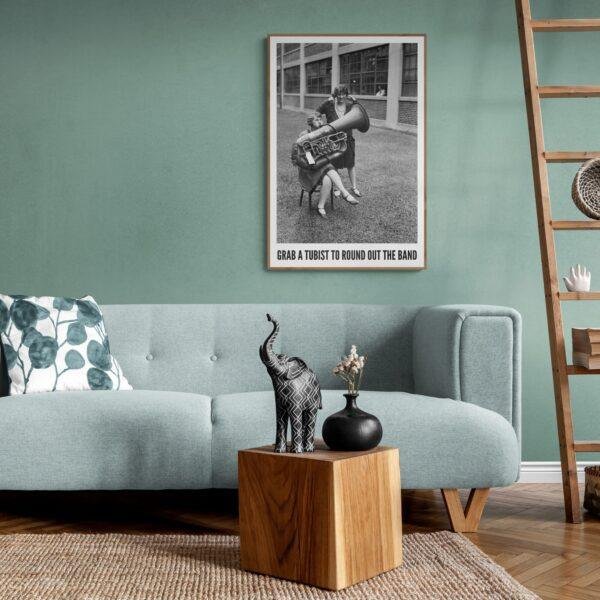 Grab A Tubist To Round Out The Band - Vintage Photographs