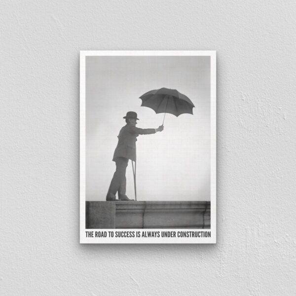 The Road To Success Is Always Under Construction - Vintage Photographs