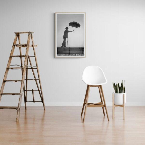 The Road To Success Is Always Under Construction - Vintage Photographs