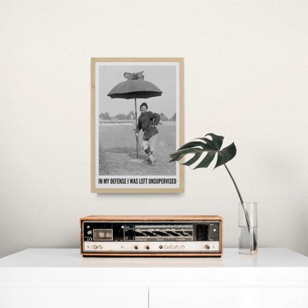 In my Defence I Was Left Unsupervised - Vintage Photographs