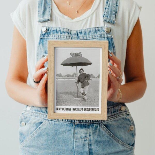 In my Defence I Was Left Unsupervised - Vintage Photographs