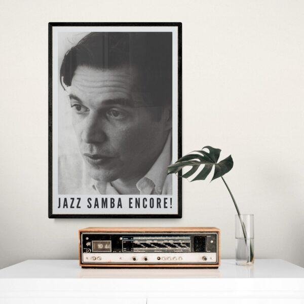 Tom Jobim Jazz Poster: A Unique Music Gift | Ideal for Elevating Your Living Room Decor