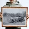 Oldsmobile Motor Car - Vintage Car Poster
