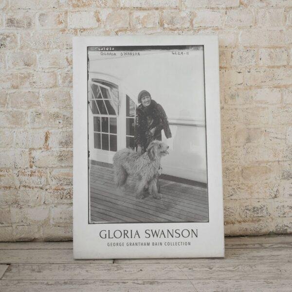 Gloria Swanson Silent Movie Icon Poster | 1920s Film Legend | Classic Hollywood Actress, Vintage Film Star, Silent Era Celeb Print