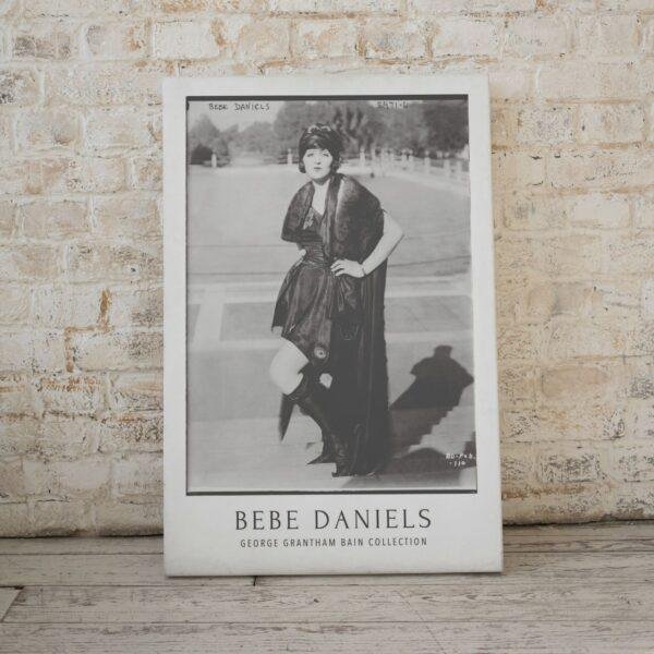 Bebe Daniels Silent Film Star Poster | 1920s Hollywood Actress | Classic Movie Icon, Silent Era Celeb, Vintage Cinema Art Print