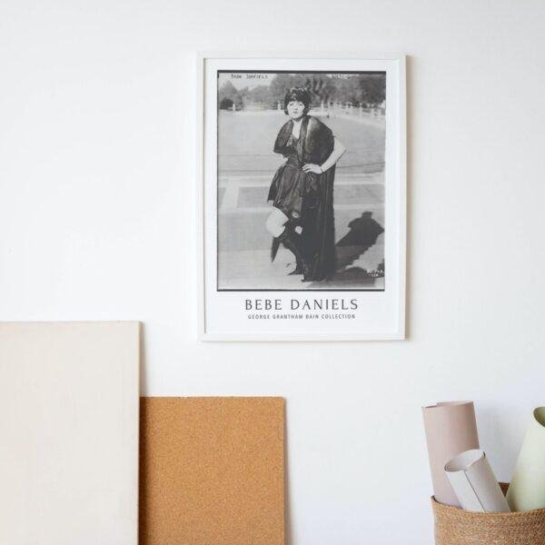 Bebe Daniels Silent Film Star Poster | 1920s Hollywood Actress | Classic Movie Icon, Silent Era Celeb, Vintage Cinema Art Print