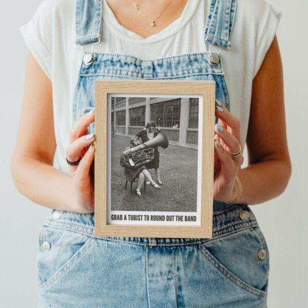Grab A Tubist To Round Out The Band - Vintage Photographs