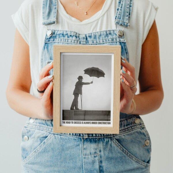 The Road To Success Is Always Under Construction - Vintage Photographs
