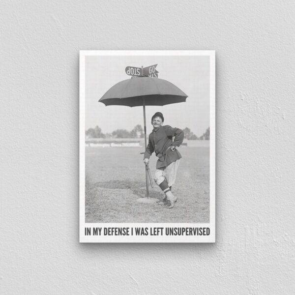In my Defence I Was Left Unsupervised - Vintage Photographs