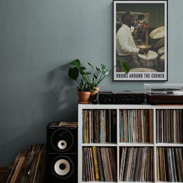 Art Blakey Jazz Poster: A Unique Music Gift | Ideal for Elevating Your Living Room Decor