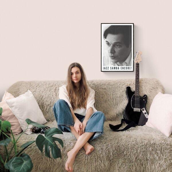 Tom Jobim Jazz Poster: A Unique Music Gift | Ideal for Elevating Your Living Room Decor