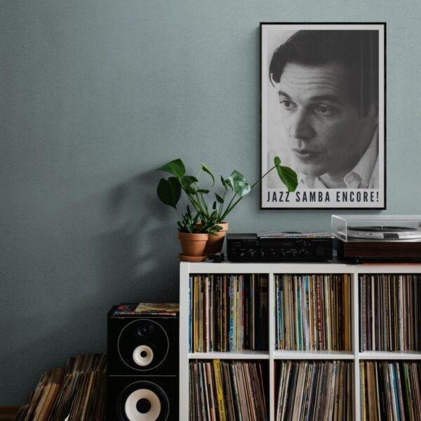 Tom Jobim Jazz Poster: A Unique Music Gift | Ideal for Elevating Your Living Room Decor