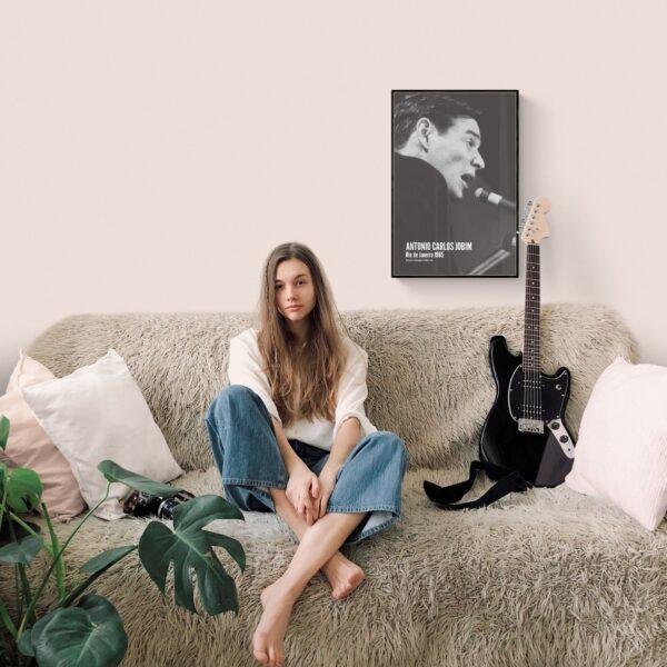 Tom Jobim Jazz Poster: A Unique Music Gift | Ideal for Elevating Your Living Room Decor