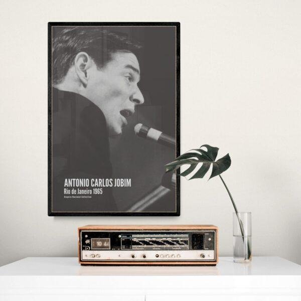 Tom Jobim Jazz Poster: A Unique Music Gift | Ideal for Elevating Your Living Room Decor
