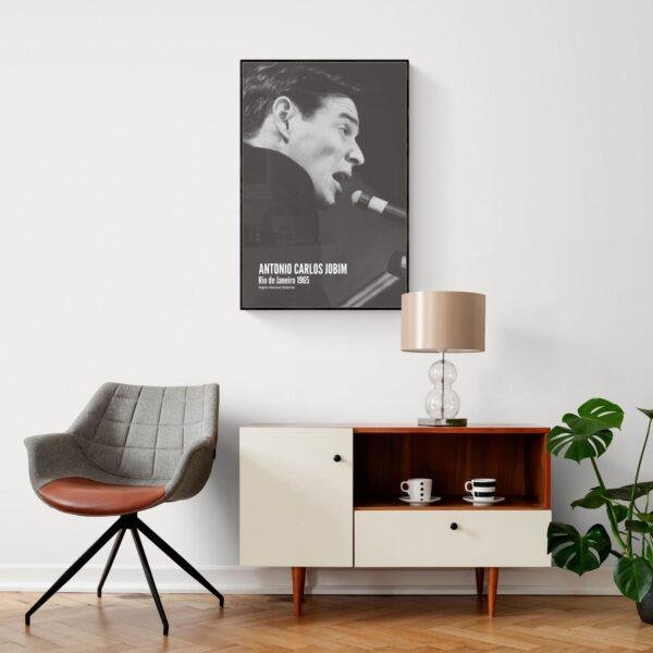 Tom Jobim Jazz Poster: A Unique Music Gift | Ideal for Elevating Your Living Room Decor