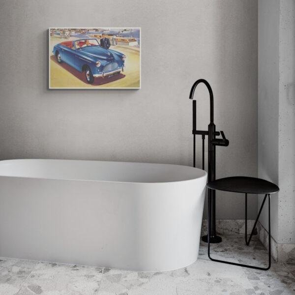 Austin A40 Sports Wall Art, Classic British Car Poster, Automobile Art, Retro Car Print for Home or Garage