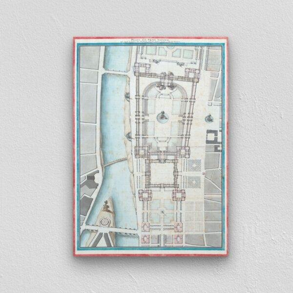 The Louvre Museum - Architectural Prints
