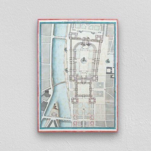 The Louvre Museum - Architectural Prints