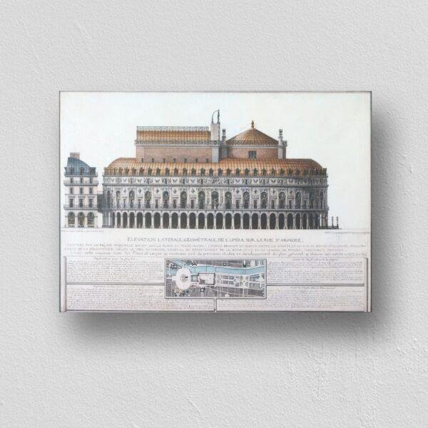 Opera on rue St Honoré Paris - Architectural Prints