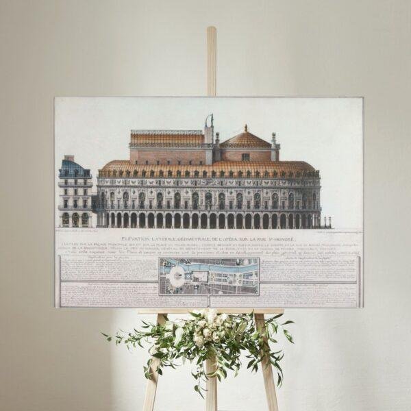 Opera on rue St Honoré Paris - Architectural Prints