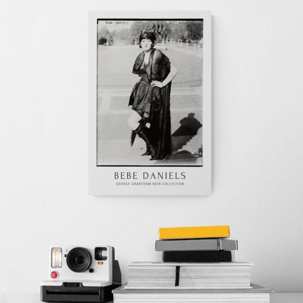 Bebe Daniels Silent Film Star Poster | 1920s Hollywood Actress | Classic Movie Icon, Silent Era Celeb, Vintage Cinema Art Print
