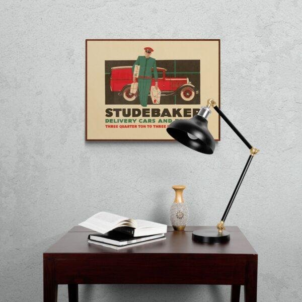 Classic Car Posters | Studebaker Vintage Art Prints for Home Decor | American Heritage Wall Art & Gifts