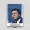 Muhammad Ali Motivational Quote Wall Art – Monday Motivation Poster, Iconic Boxing Legend Print, Inspirational Decor