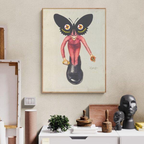 Leonetto Cappiello: Papillon Noir | Master of Art Nouveau & Poster Art | Vintage Poster | Trendy Wall Art