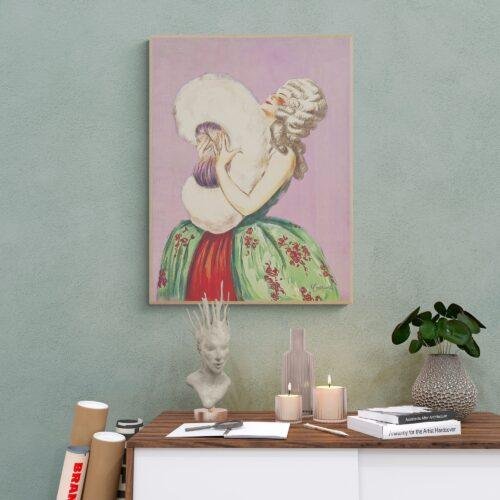 Cappiello Vintage Poster: Poudre De Luzy, Art Nouveau Print