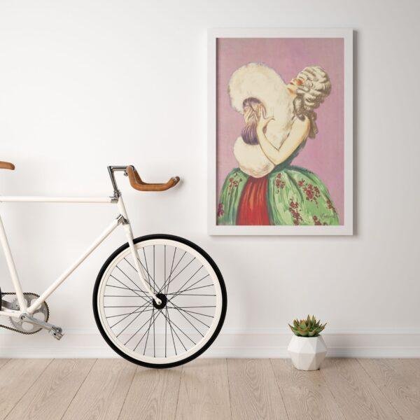 Cappiello Vintage Poster: Poudre De Luzy, Art Nouveau Print