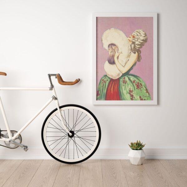 Cappiello Vintage Poster: Poudre De Luzy, Art Nouveau Print